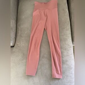 Vuori High-Waisted Pink Leggings Like New!